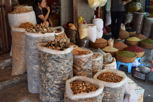 Dried Mushroom shop in Hanoi